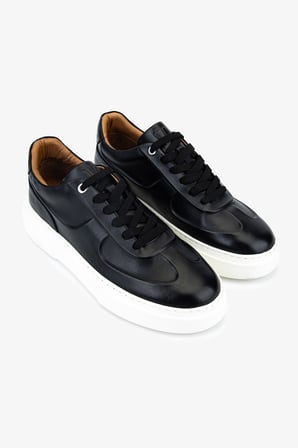 Valmenti Erkek Hakiki Deri Siyah Sneakers & Spor Ayakkabı 04 4601 ERK AYK Y26 SIYAH