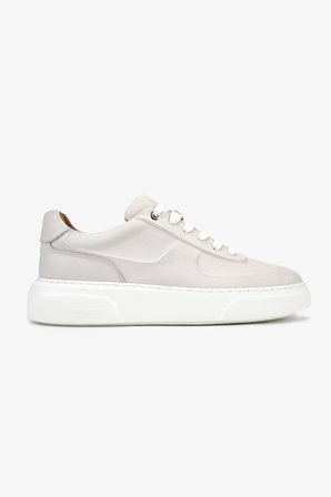 Valmenti Erkek Hakiki Deri Kırık Beyaz Sneakers & Spor Ayakkabı 04 4601 ERK AYK Y26 OFF WHITE