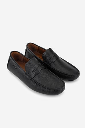 Valmenti Erkek Hakiki Deri Siyah Loafer Ayakkabı 818 0770 ERK AYK Y26 SIYAH DR
