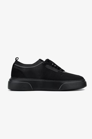 Valmenti Erkek Deri & Tekstil Siyah Sneakers & Spor Ayakkabı 1203 208 ERK AYK Y26 SIYAH TRK