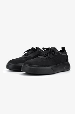 Valmenti Erkek Deri & Tekstil Siyah Sneakers & Spor Ayakkabı 1203 208 ERK AYK Y26 SIYAH TRK