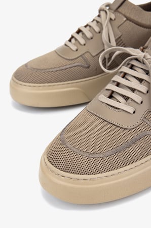 Valmenti Erkek Deri & Tekstil Bej Sneakers & Spor Ayakkabı 1203 208 ERK AYK Y26 BEJ TRK