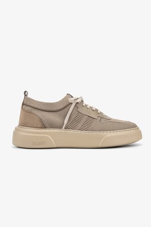 Valmenti Erkek Deri & Tekstil Bej Sneakers & Spor Ayakkabı 1203 208 ERK AYK Y26 BEJ TRK