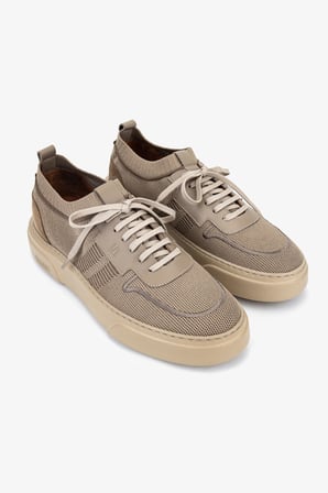 Valmenti Erkek Deri & Tekstil Bej Sneakers & Spor Ayakkabı 1203 208 ERK AYK Y26 BEJ TRK