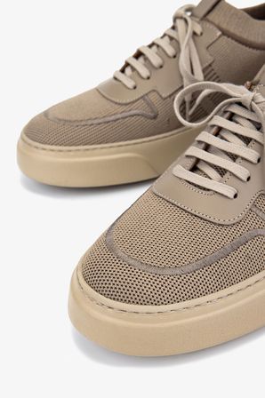 Valmenti Erkek Deri & Tekstil Bej Sneakers & Spor Ayakkabı 1203 208 ERK AYK Y26 BEJ TRK