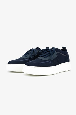Valmenti Erkek Deri & Tekstil Lacivert Sneakers & Spor Ayakkabı 1203 208 ERK AYK Y26 LACI TRK