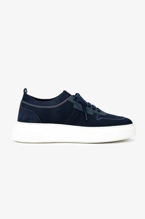 Valmenti Erkek Deri & Tekstil Lacivert Sneakers & Spor Ayakkabı 1203 208 ERK AYK Y26 LACI TRK