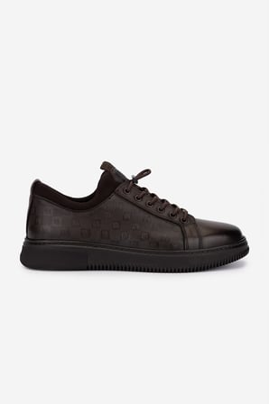 Valmenti Erkek Hakiki Deri Kahverengi Sneakers & Spor Ayakkabı 1204 0461-2297 ERK AYK Y26 KESTANE ATLAS