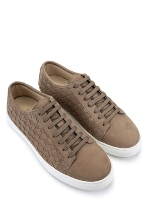 Tamer Tanca Erkek Hakiki Deri Bej Sneakers & Spor Ayakkabı 1185 22703 ERK AYK Y26 BEJ NBK