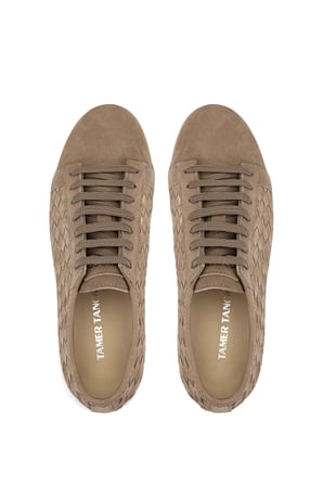 Tamer Tanca Erkek Hakiki Deri Bej Sneakers & Spor Ayakkabı 1185 22703 ERK AYK Y26 BEJ NBK