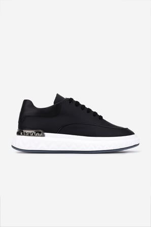 Valmenti Erkek Hakiki Deri Siyah Sneakers & Spor Ayakkabı 1093 3455 ERK AYK Y26 SIYAH MT