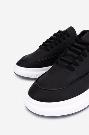 Valmenti Erkek Hakiki Deri Siyah Sneakers & Spor Ayakkabı 1093 3455 ERK AYK Y26 SIYAH MT