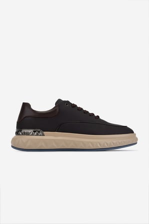 Valmenti Erkek Hakiki Deri Kahverengi Sneakers & Spor Ayakkabı 1093 3455 ERK AYK Y26 KAHVE MT