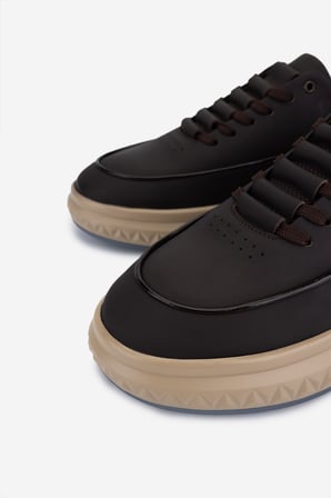 Valmenti Erkek Hakiki Deri Kahverengi Sneakers & Spor Ayakkabı 1093 3455 ERK AYK Y26 KAHVE MT