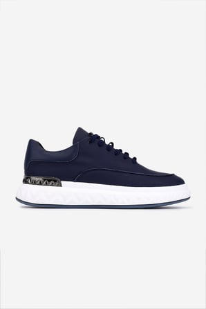 Valmenti Erkek Hakiki Deri Lacivert Sneakers & Spor Ayakkabı 1093 3455 ERK AYK Y26 LACI MT