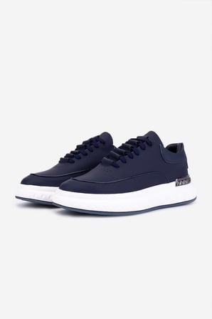 Valmenti Erkek Hakiki Deri Lacivert Sneakers & Spor Ayakkabı 1093 3455 ERK AYK Y26 LACI MT