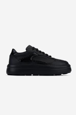Valmenti Kadın Hakiki Deri Siyah Floter Sneakers & Spor Ayakkabı 1116 255-01 BN AYK Y26 SIYAH FLTR
