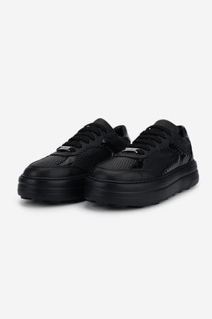 Valmenti Kadın Hakiki Deri Siyah Floter Sneakers & Spor Ayakkabı 1116 255-01 BN AYK Y26 SIYAH FLTR