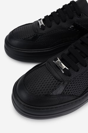 Valmenti Kadın Hakiki Deri Siyah Floter Sneakers & Spor Ayakkabı 1116 255-01 BN AYK Y26 SIYAH FLTR