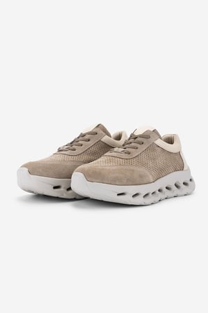 Valmenti Kadın Hakiki Deri Bej Sneakers & Spor Ayakkabı 1182 1705 BN AYK Y26 A.BEJ SUET/DR