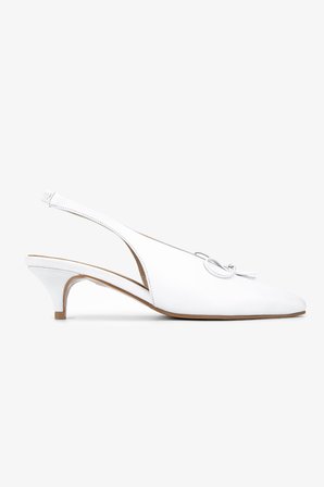 Valmenti Kadın Hakiki Deri Beyaz Slingback Ayakkabı 33 9000A BN AYK Y26 BEYAZ DR
