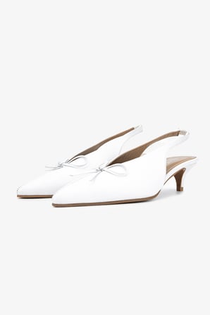 Valmenti Kadın Hakiki Deri Beyaz Slingback Ayakkabı 33 9000A BN AYK Y26 BEYAZ DR