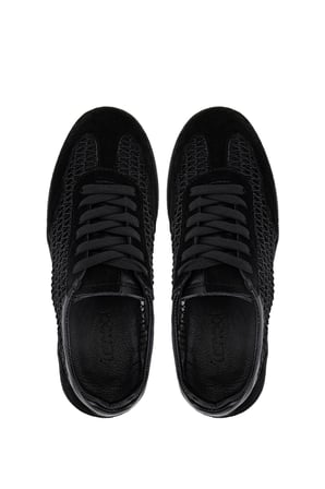 Tamer Tanca Kadın Hakiki Deri Siyah Sneakers & Spor Ayakkabı 1031 7164 BN AYK Y26 SYH SUET/SYH SIM/SYH