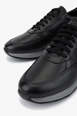 Valmenti Erkek Hakiki Deri Siyah Sneakers & Spor Ayakkabı 771 81128 ERK AYK Y26 SIYAH