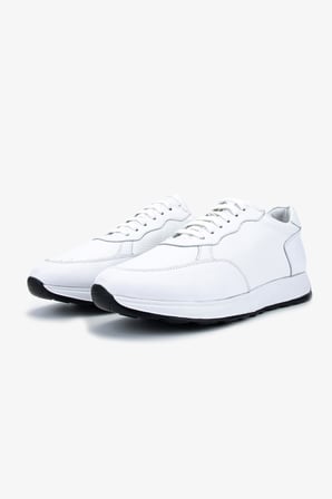 Valmenti Erkek Hakiki Deri Beyaz Sneakers & Spor Ayakkabı 771 81128 ERK AYK Y26 BEYAZ