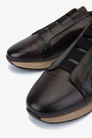 Valmenti Erkek Hakiki Deri Kahverengi Sneakers & Spor Ayakkabı 771 81130 ERK AYK Y26 KAHVE