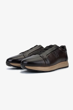 Valmenti Erkek Hakiki Deri Kahverengi Sneakers & Spor Ayakkabı 771 81130 ERK AYK Y26 KAHVE