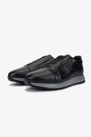 Valmenti Erkek Hakiki Deri Siyah Sneakers & Spor Ayakkabı 771 81130 ERK AYK Y26 SIYAH