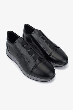 Valmenti Erkek Hakiki Deri Siyah Sneakers & Spor Ayakkabı 771 81130 ERK AYK Y26 SIYAH