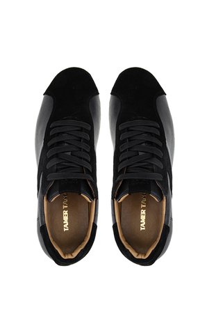 Tamer Tanca Erkek Hakiki Deri Siyah Sneakers & Spor Ayakkabı 1206 2026 ERK AYK Y26 SIYAH DR/SUET