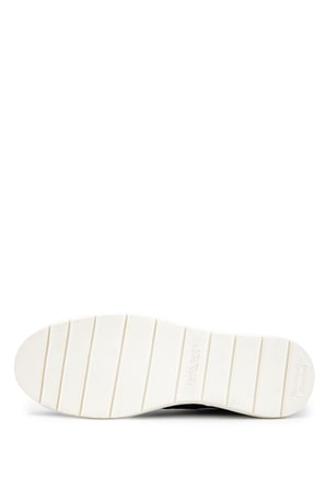 Tamer Tanca Erkek Hakiki Deri Siyah Sneakers & Spor Ayakkabı 1206 2026 ERK AYK Y26 SIYAH DR/SUET