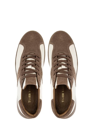 Tamer Tanca Erkek Hakiki Deri Bej Sneakers & Spor Ayakkabı 1206 2026 ERK AYK Y26 BEJ DR/SUET