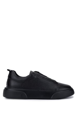 Tamer Tanca Erkek Hakiki Deri Siyah Sneakers & Spor Ayakkabı 1163 2526 ERK AYK Y26 SIYAH FLTR/SYH