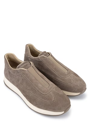 Tamer Tanca Erkek Hakiki Deri Bej Süet Sneakers & Spor Ayakkabı 771 88124 ERK AYK Y26 BEJ SUET