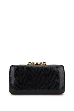 Tamer Tanca Kadın Suni Deri Siyah Abiye Çanta 1083 052 BN CNT Y26 SIYAH