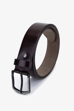 Valmenti Erkek Hakiki Deri Bordo Spor Kemer 562 242003 ERK SPR KMR SK24-25 BORDO ACMA