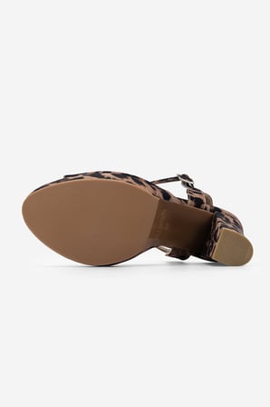 Valmenti Kadın Tekstil Leopar Topuklu Ayakkabı 828 8626 BN AYK Y26 LEOPAR SATEN