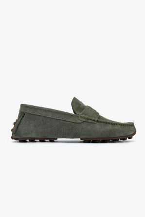 Valmenti Erkek Hakiki Deri Yeşil Loafer Ayakkabı 1202 500-118 ERK AYK Y26 BOSCO