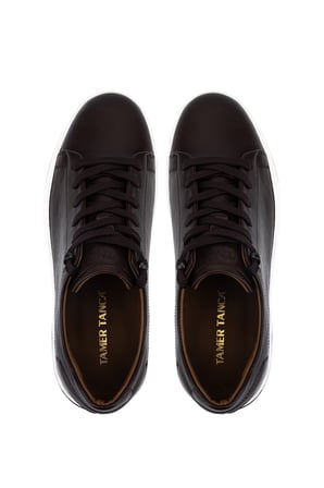 Tamer Tanca Erkek Hakiki Deri Kahverengi Sneakers & Spor Ayakkabı 1174 505 ERK AYK Y26 KAHVE