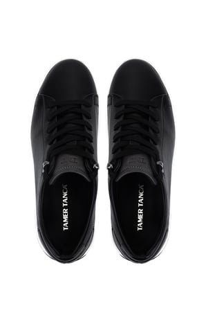 Tamer Tanca Erkek Hakiki Deri Siyah Sneakers & Spor Ayakkabı 1174 505 ERK AYK Y26 SIYAH