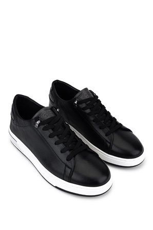 Tamer Tanca Erkek Hakiki Deri Siyah Sneakers & Spor Ayakkabı 1174 505 ERK AYK Y26 SIYAH