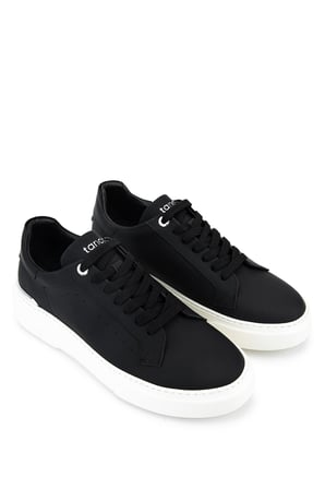 Tamer Tanca Erkek Hakiki Deri Siyah Sneakers & Spor Ayakkabı 1212 2502 ERK AYK Y26 SIYAH