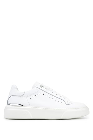 Tamer Tanca Erkek Hakiki Deri Beyaz Sneakers & Spor Ayakkabı 1212 2502 ERK AYK Y26 BEYAZ