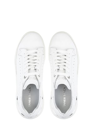 Tamer Tanca Erkek Hakiki Deri Beyaz Sneakers & Spor Ayakkabı 1212 2502 ERK AYK Y26 BEYAZ
