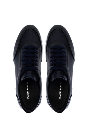 Tamer Tanca Erkek Hakiki Deri Lacivert Sneakers & Spor Ayakkabı 771 8586 ERK AYK Y26 LACI DR