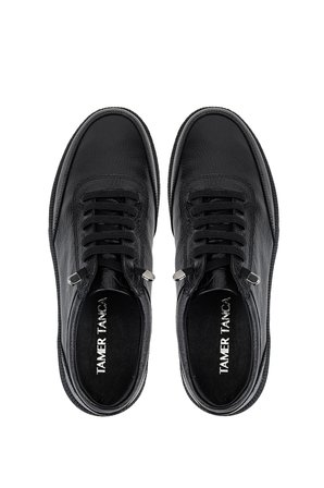 Tamer Tanca Erkek Hakiki Deri Siyah Sneakers & Spor Ayakkabı 1212 2503 ERK AYK Y26 SIYAH